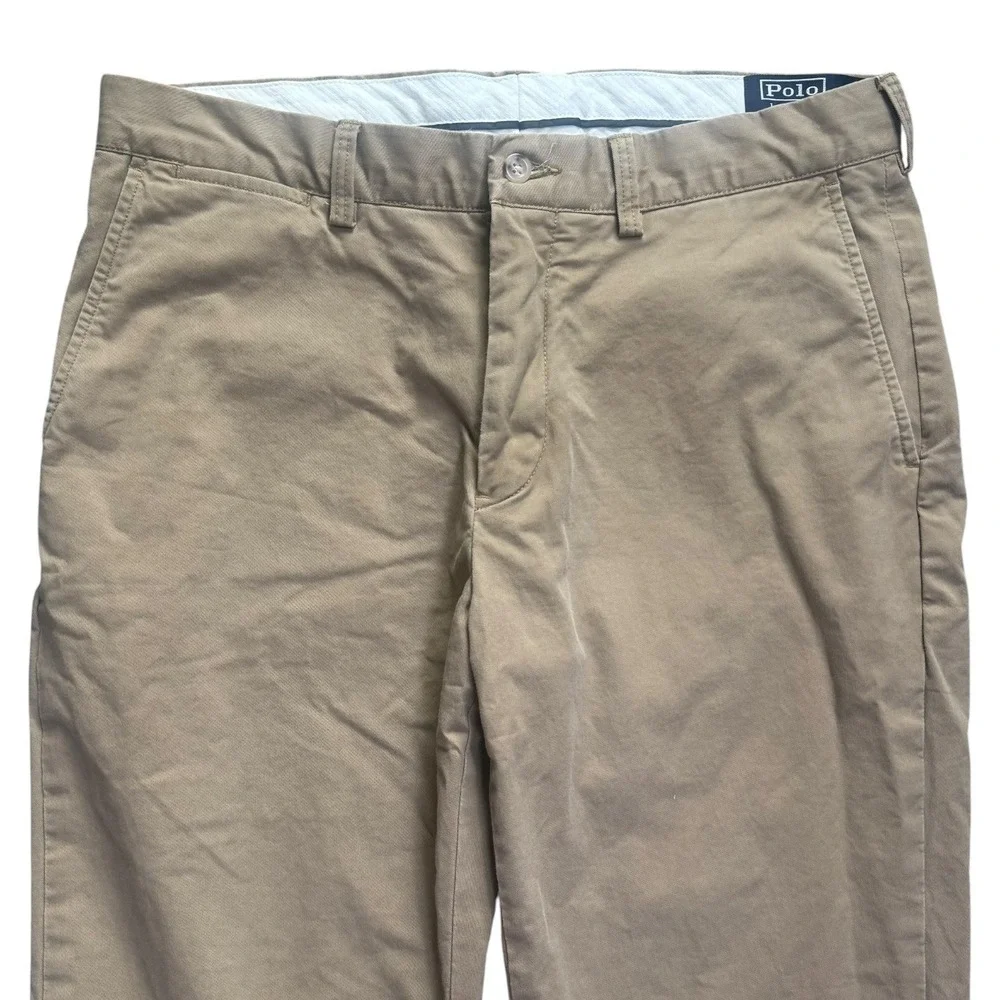 Vintage Polo Ralph Lauren Men's Classic Fit Khaki Chino Pants Size 34x30‎ Y2K